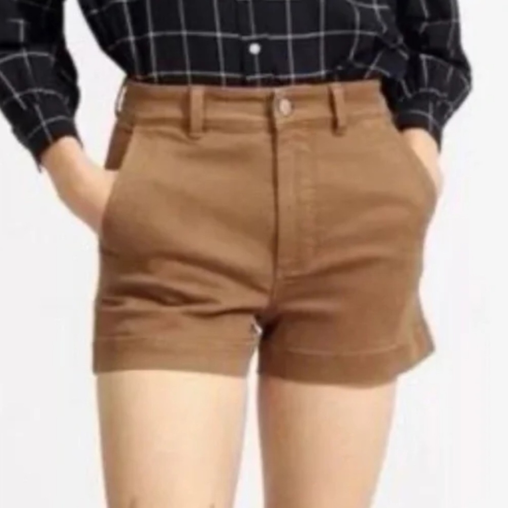 Everlane the Cotton Twill Short Sz 4